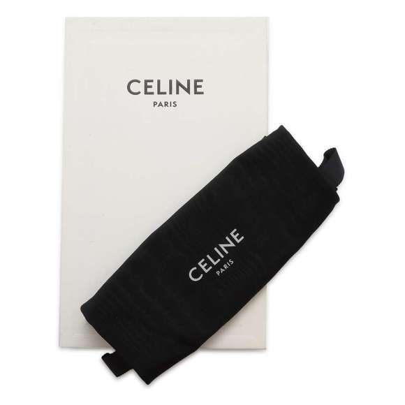 Celine Long Wallet Triomphe Leather Black - Picture 14 of 14